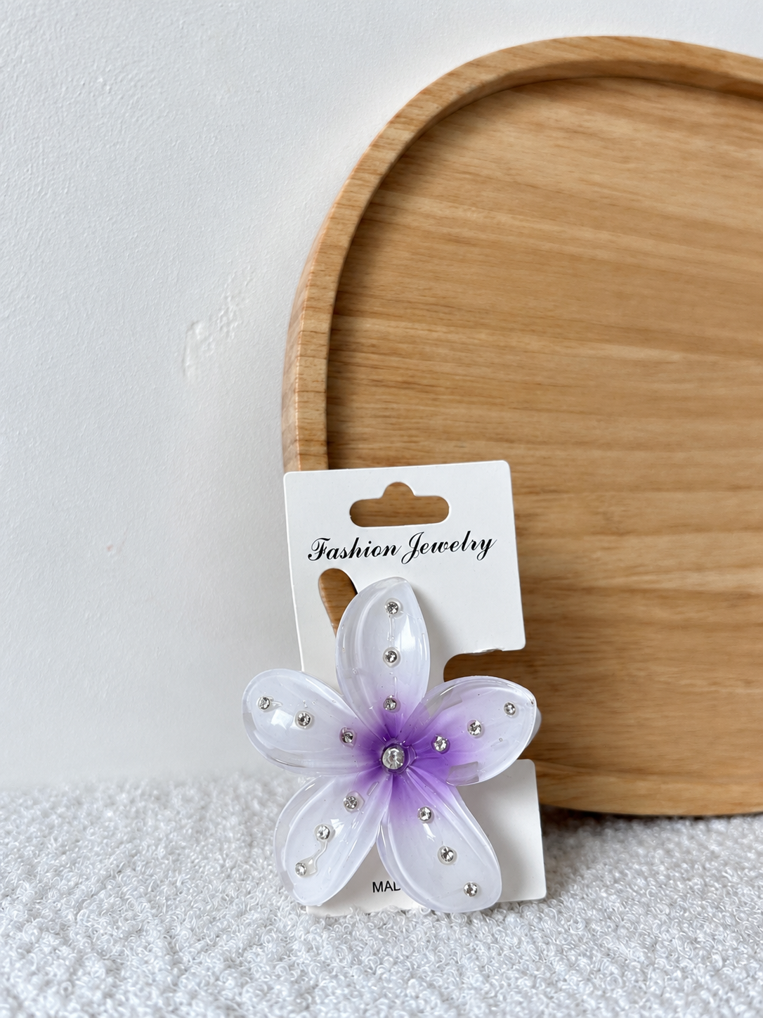 Pince fleur - strass
