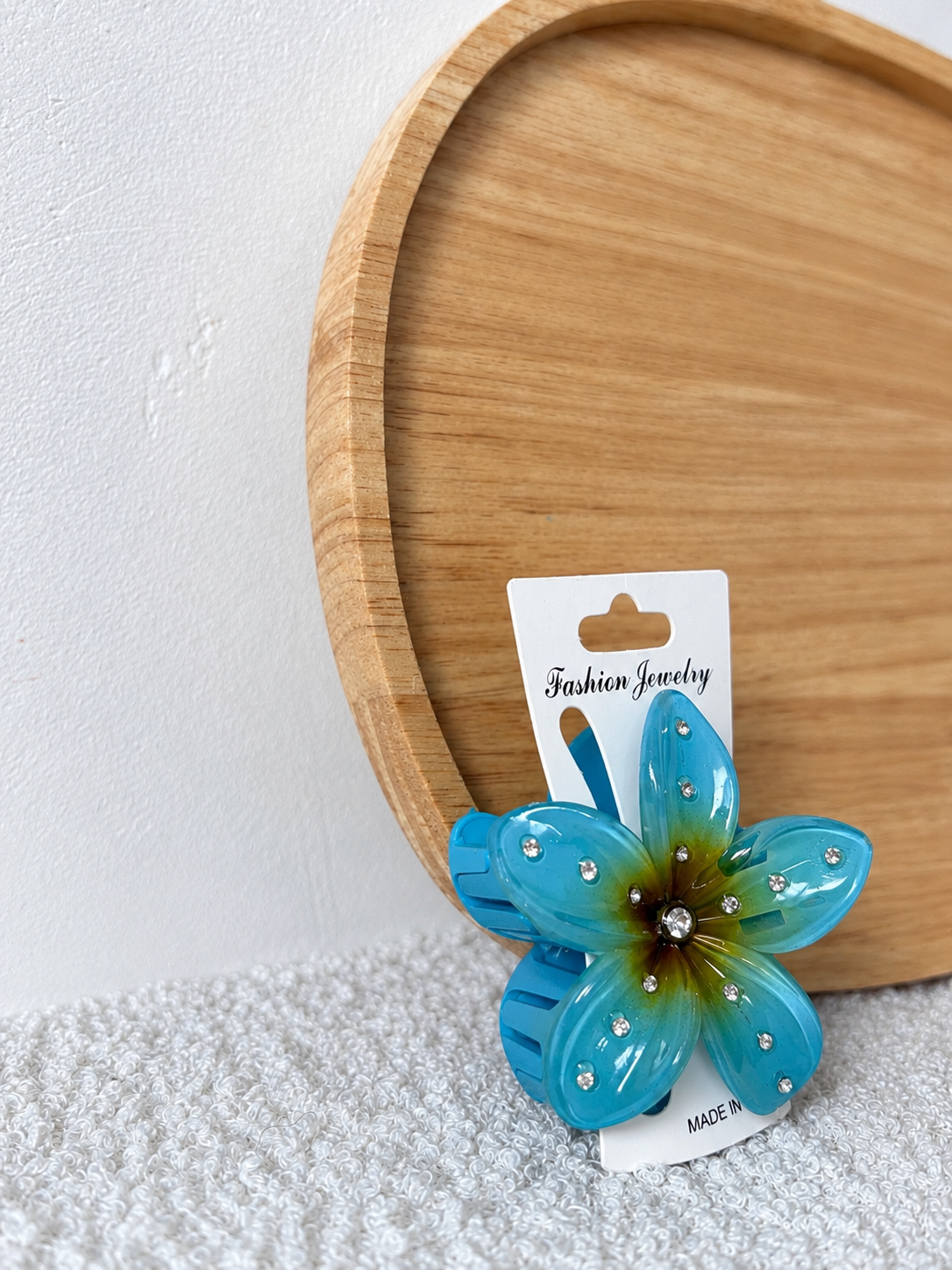 Pince fleur - strass