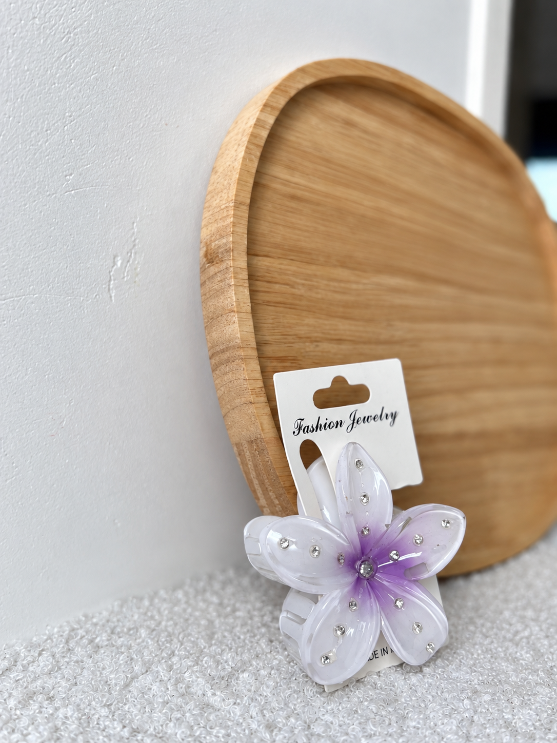 Pince fleur - strass