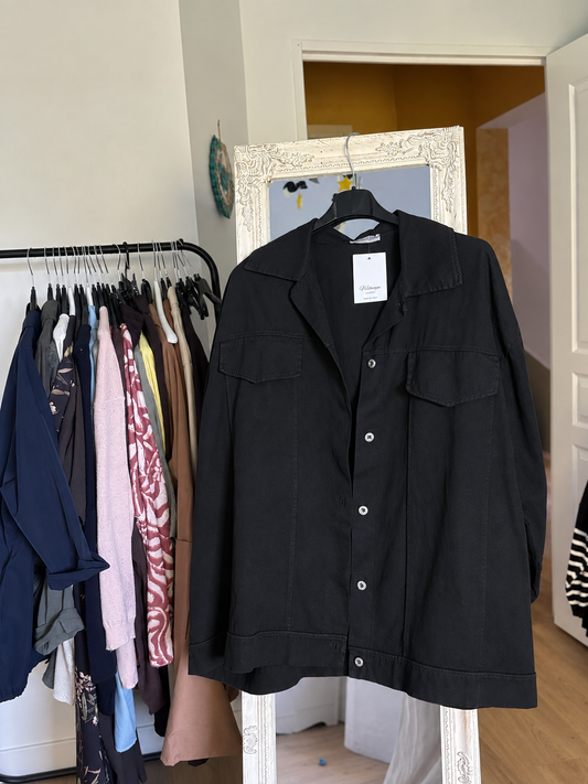 Veste saharienne noire