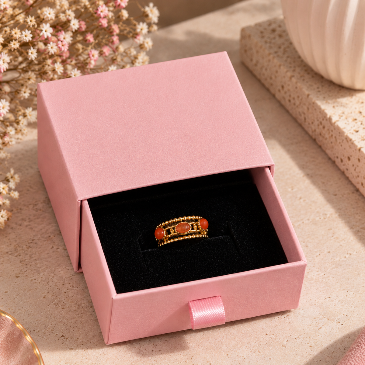 Bague pierre