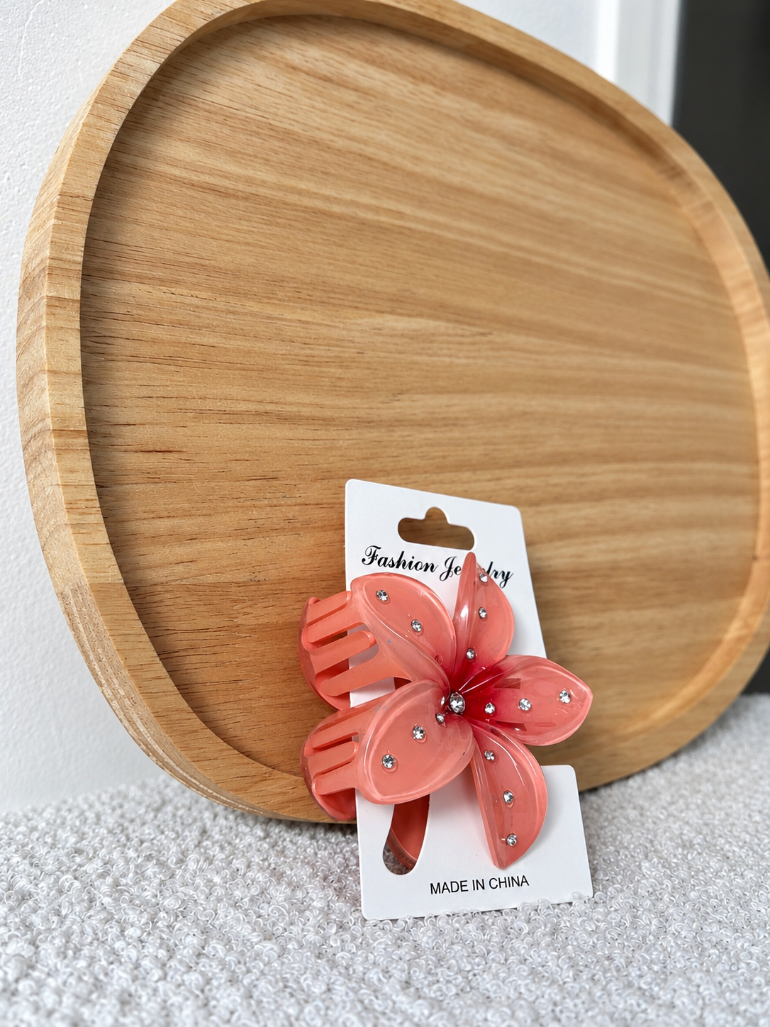 Pince fleur - strass