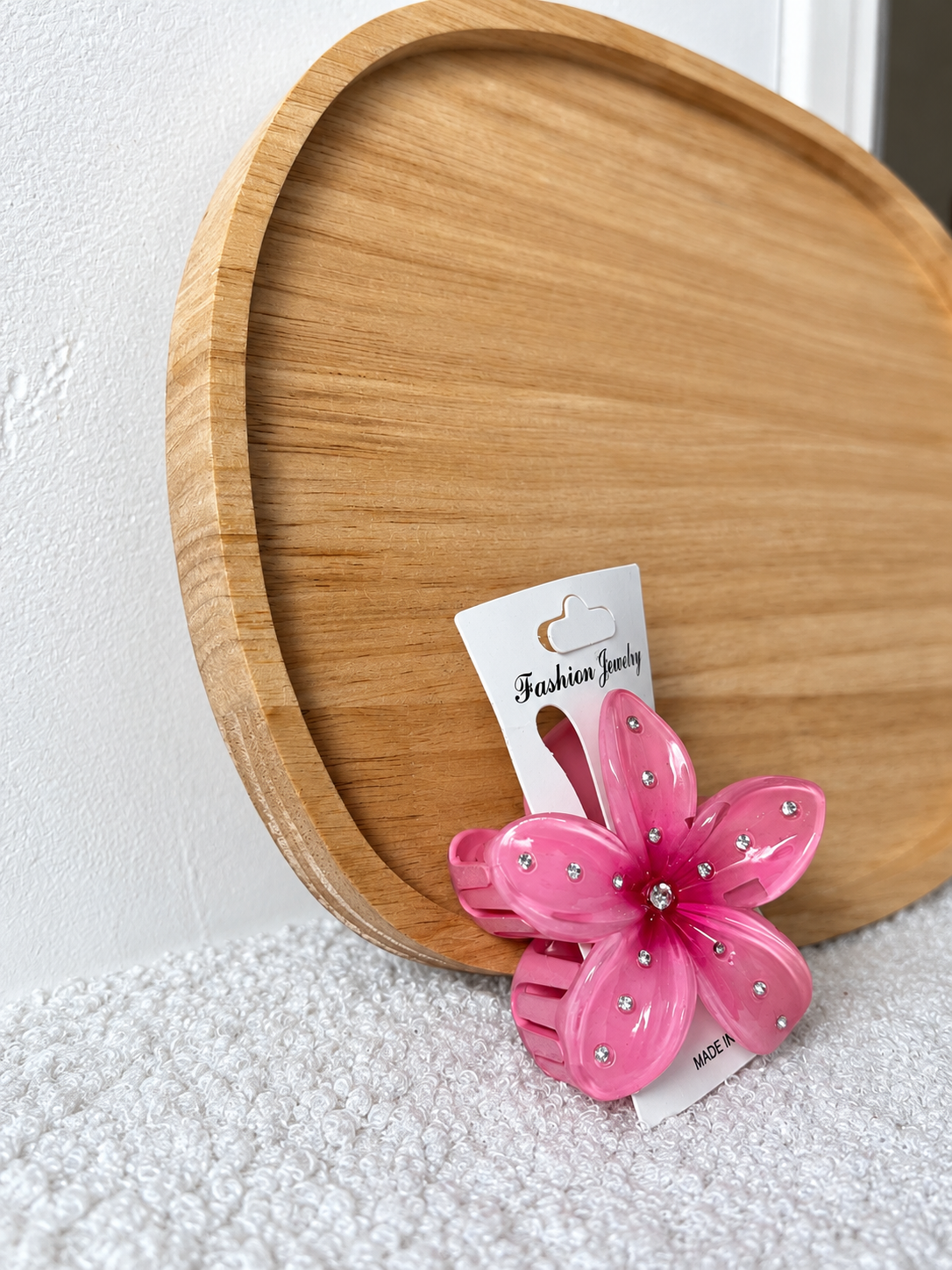 Pince fleur - strass
