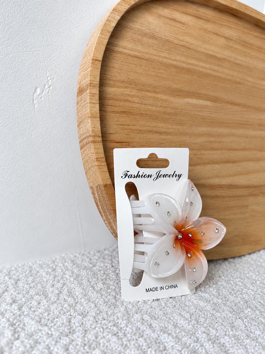 Pince fleur - strass