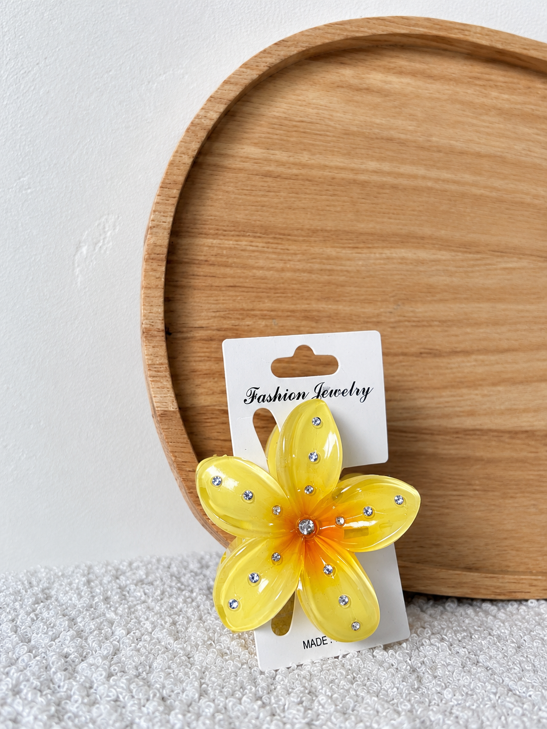 Pince fleur - strass