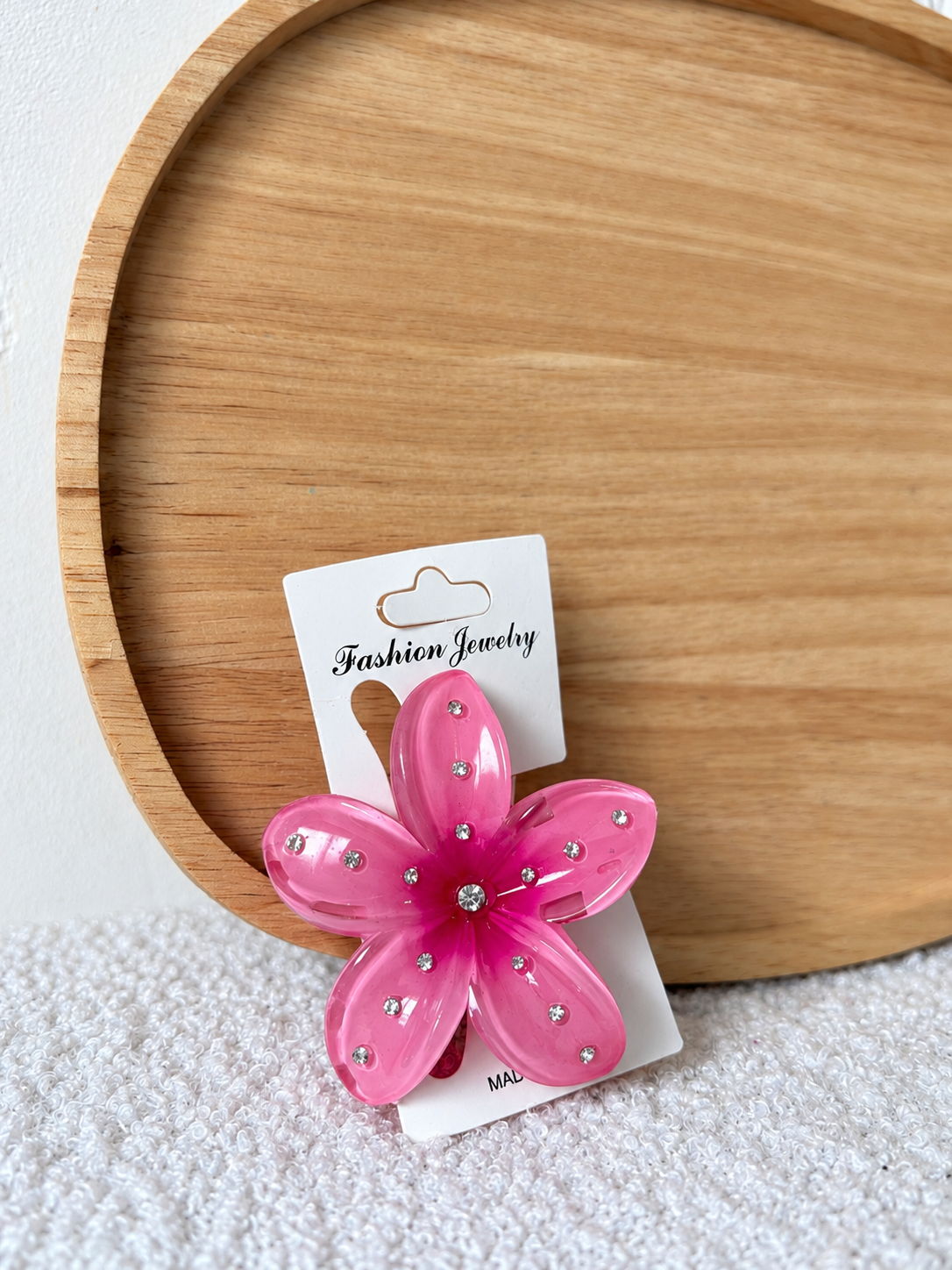 Pince fleur - strass